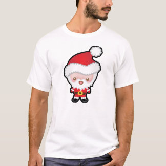 Gulliga manar för Kawaii jultomtenjul Tshirt T Shirt