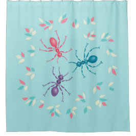 Gulliga myror i pastell tonar vektorkonst