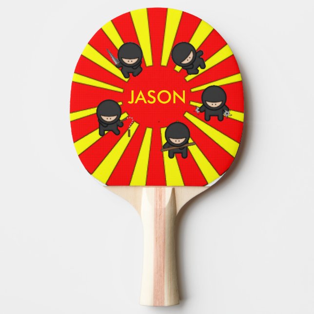Gulliga Ninjas Pingisracket (Framsidan)
