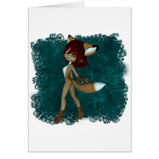 Gulliga nötkreatur 06 hälsningskort