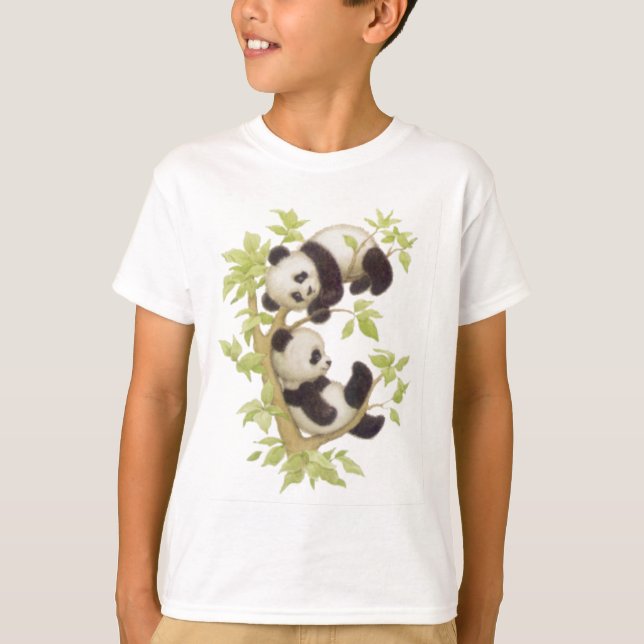 Gulliga Pandas T-shirt (Framsida)