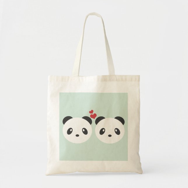 Gulliga pandas tygkasse (Framsidan)