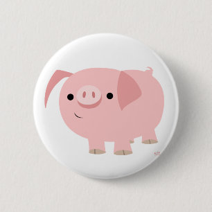 Gulliga piggy knäppas emblem knapp