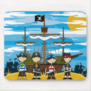 Gulliga pirater Mousepad Musmatta