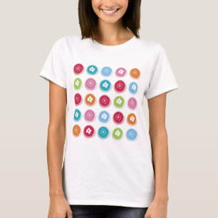 Gulliga pricker den luddiga daisyblomman för t-shirt
