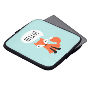 Gulliga rävordstävhejer, blåttbakgrund laptop fodral