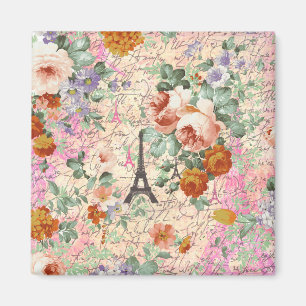 Gulliga ro för elegantt vintageParis Eiffel torn Magnet