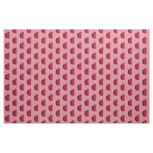 Gulliga rosa nyckelpigor tyg