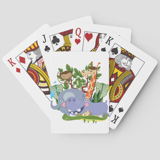 Gulliga Safaridjur Casinokort (Baksidan)