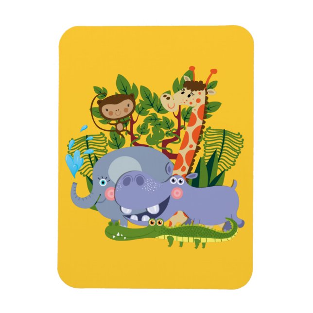 Gulliga Safaridjur Magnet (Vertikal)