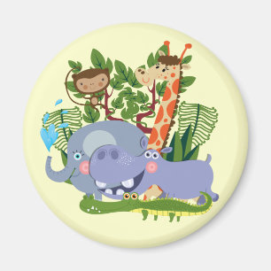 Gulliga Safaridjur Magnet