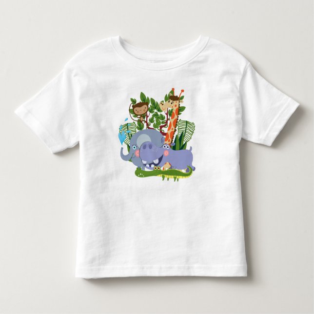 Gulliga Safaridjur T-shirt (Framsida)
