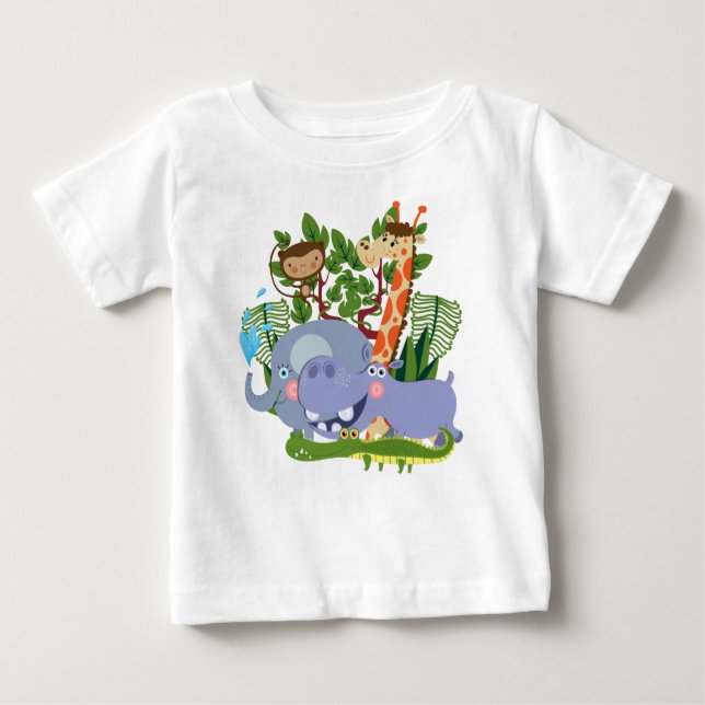 Gulliga Safaridjur T-shirt (Framsida)