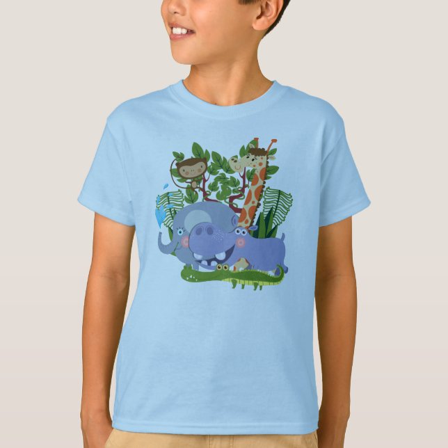 Gulliga Safaridjur Tee (Framsida)