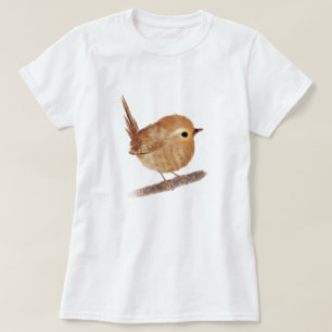 Gulliga skjortor för gärdsmygfågelälskare t shirt