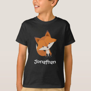 Gulliga skjortor för rävbarn T Shirt