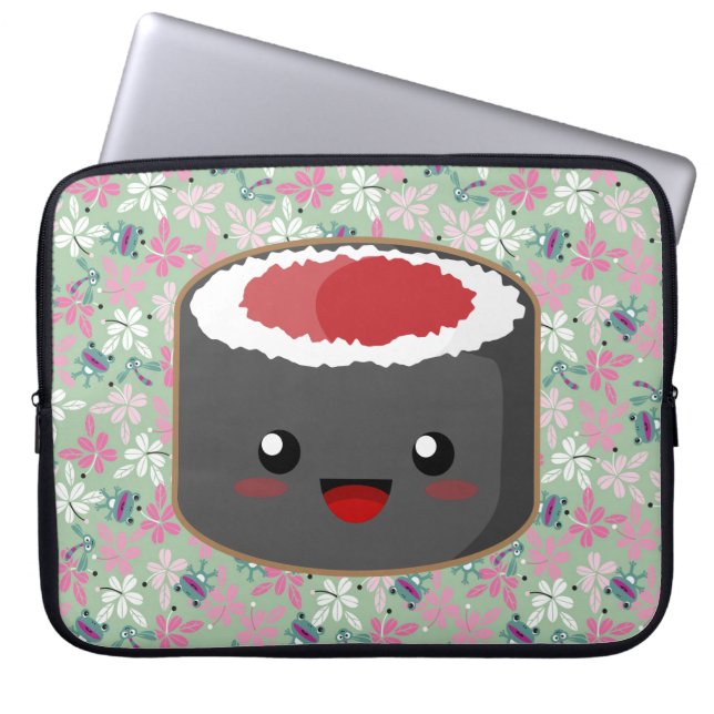 Gulliga Sushi Laptop Sleeve (Framsidan)