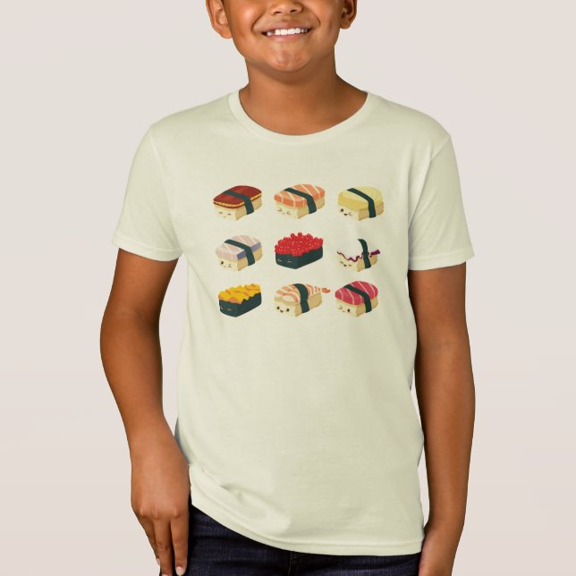 Gulliga Sushi T Shirt (Framsida)