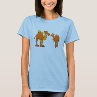 Gulliga t-skjortor och bekläda för kameldesign t shirt