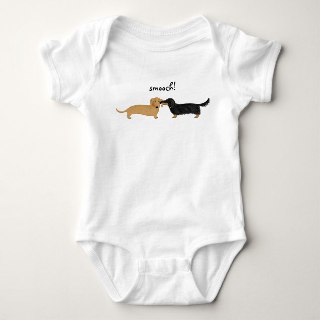 Gulliga taxar smår-hånglar den | Wienerhund T-shirt (Framsida)