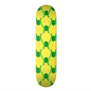 Gulliga tecknadgrodor skateboard bräda 20,5 cm