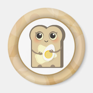 Gulliga Toasties - smör och ägg Magnet