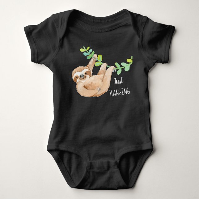 Gulliga tre Toed beställnings- babyjumper för T Shirt (Framsida)