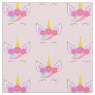Gulliga Unicornrosor Tyg