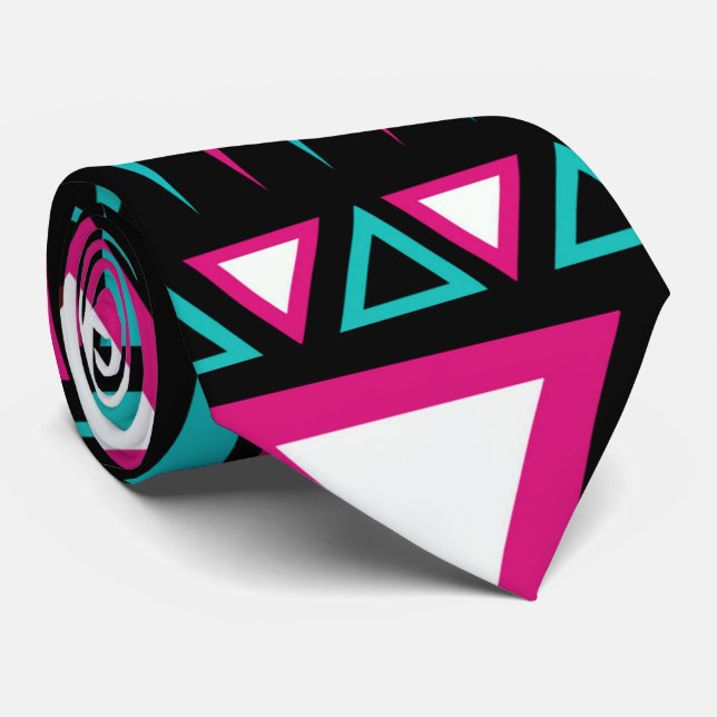 Gulligt afrikanskt stam- mönster slips (Rullad)