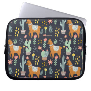 Gulligt Alpacasmönster Laptop Fodral
