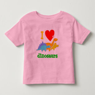 Gulligt älskar jag DinosaursT-tröja T-shirt