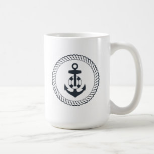 Gulligt ankra kaffemugg
