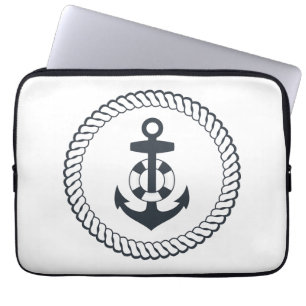 Gulligt ankra laptop fodral
