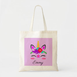 Gulligt anpassningsbarnamn & färg som rodnar lite tygkasse