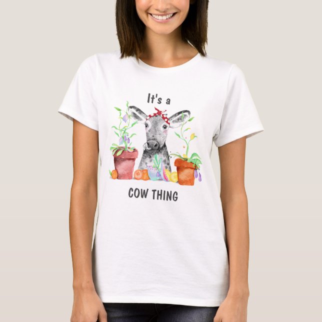 Gulligt är det en kosak t shirt (Framsida)