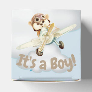 Gulligt "är det en pojke!", Baby shower eller Presentaskar