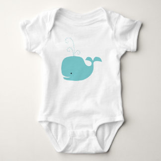 Gulligt baby blue havval tee shirt