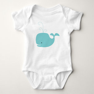 Gulligt baby blue havval tröja
