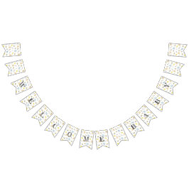 Gulligt baby showermönster vimplar