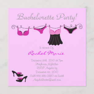 Gulligt Bachelorette party Inbjudningar