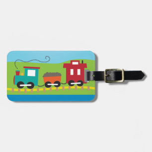 Gulligt barnChoo Choo tåg Bagagebricka