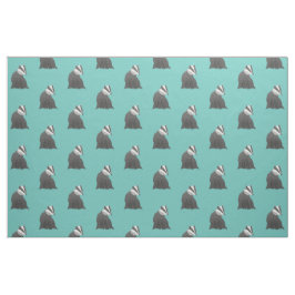 Gulligt bäverskinnmönster tyg