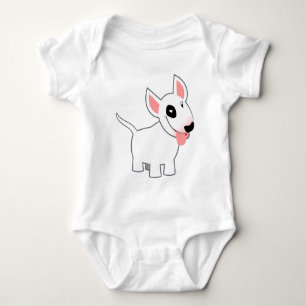 Gulligt bekläda för baby för tecknadtjurTerrier Tee
