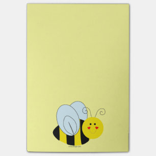 Gulligt bi post-it block