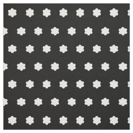 Gulligt blommar lite svartvit blommigt tyg