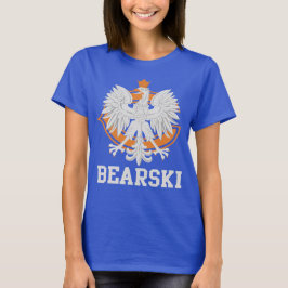 Gulligt Chicago polskt Bearski arv Tee Shirt
