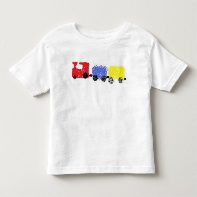 Gulligt Choo-Choo tåg T Shirt (Framsida)