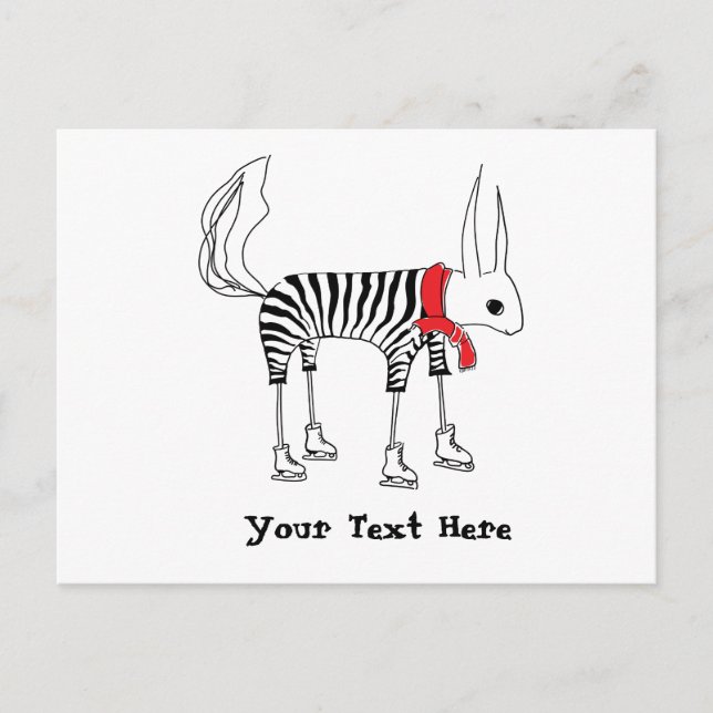 Gulligt ekorrehälsningkort vykort (Framsida)