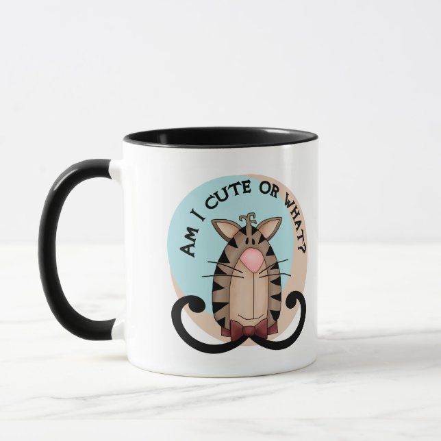 Gulligt eller vilken katt mugg (Vänster)