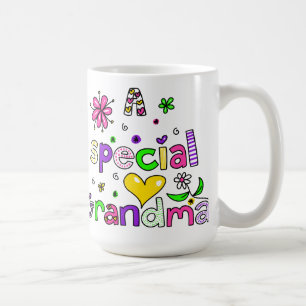 Gulligt ett speciellt uttryck för mormorGrannytex Kaffemugg